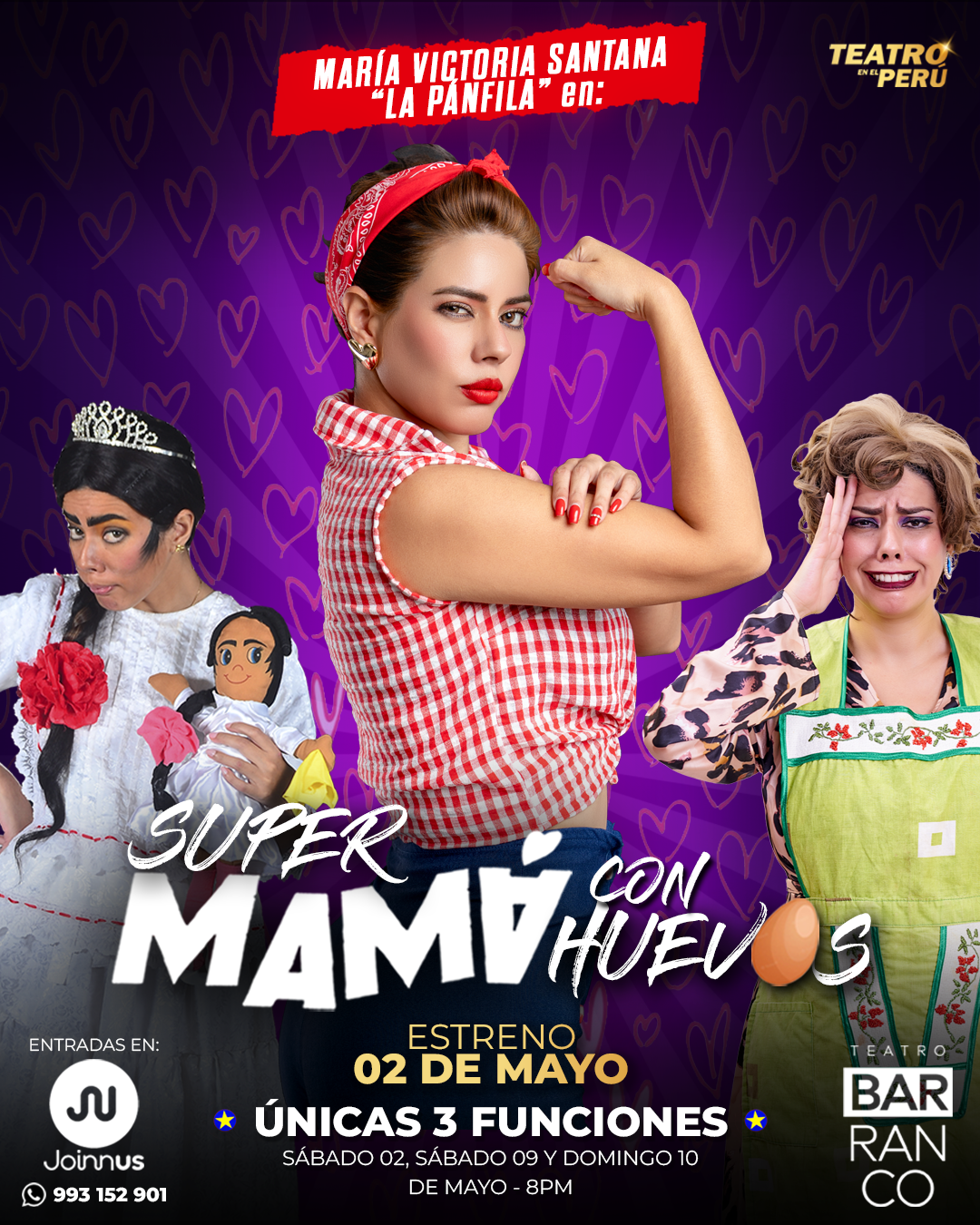 super mamá con huevos