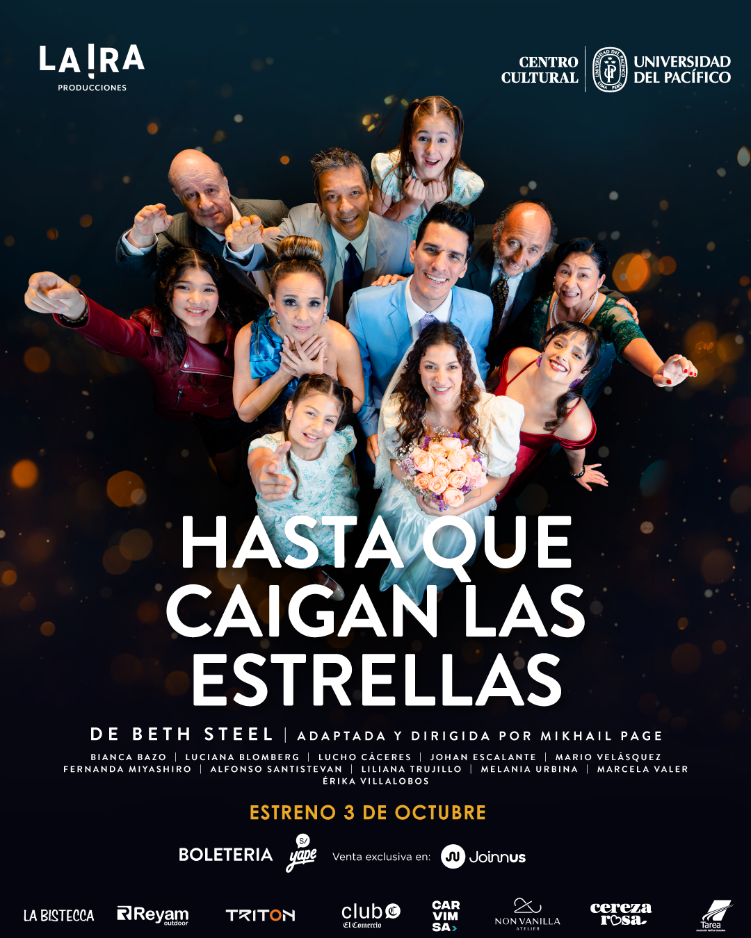 UNA BODA, MUCHOS SECRETOS Y NADA SALDRÁ COMO ESTABA PLANEADO, HASTA QUE CAIGAN LAS ESTRELLAS