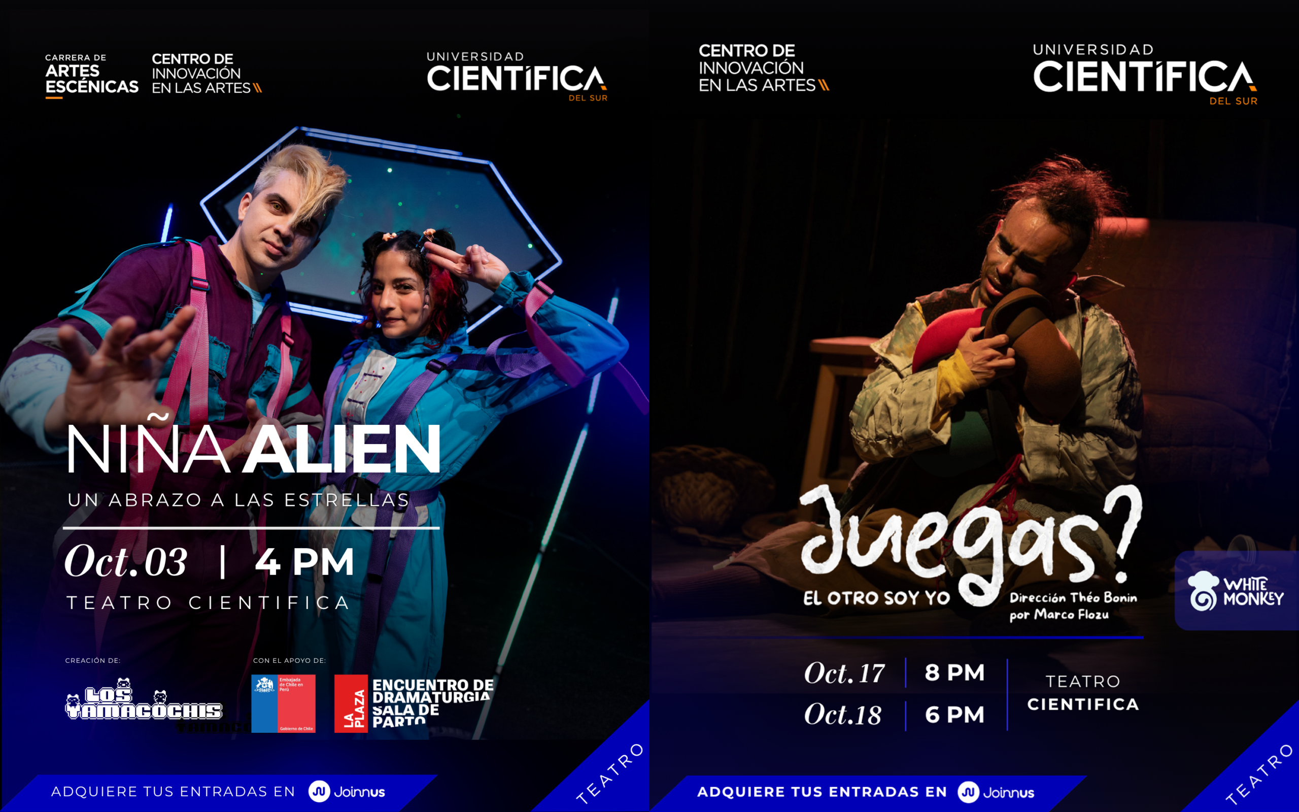 Octubre llega al Teatro Científica con historias para imaginar, preguntas para compartir y experiencias para vivir en comunidad.