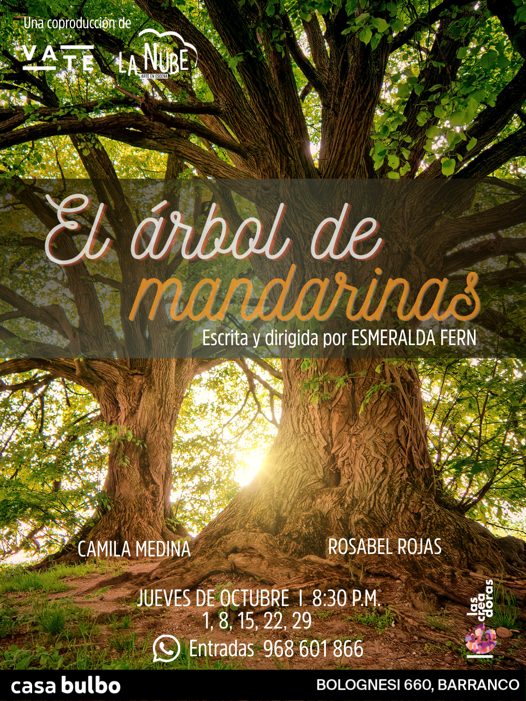 Se presenta en La Noche de las Creadoras en Casa Bulbo