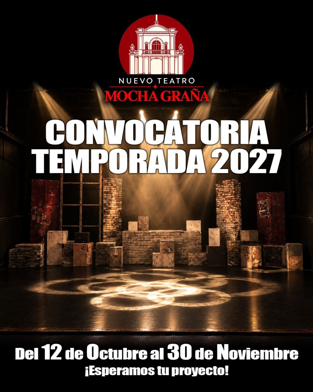 NUEVO TEATRO MOCHA GRAÑA INICIA UNA NUEVA ETAPA Y ABRE SU CONVOCATORIA DE PROYECTOS TEATRALES 2027